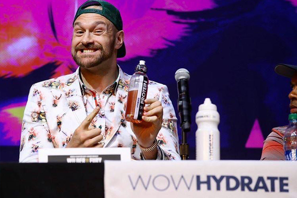 WOW HYDRATE fuels Tyson Fury